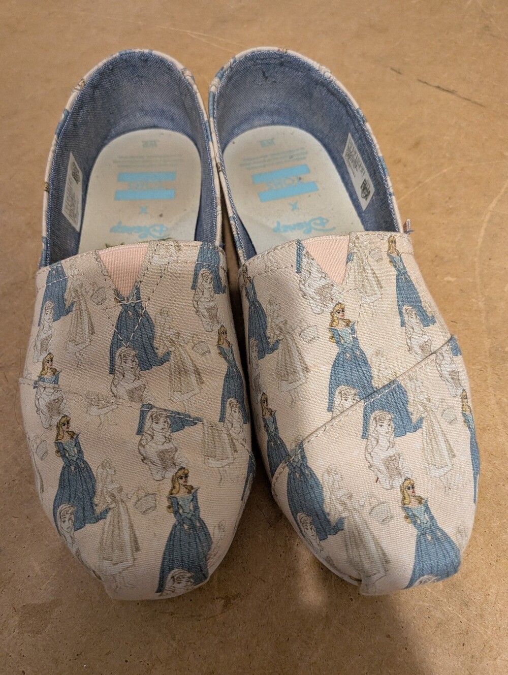 Disney x Toms Sleeping Beauty Slip Ons - Women's Shoes
